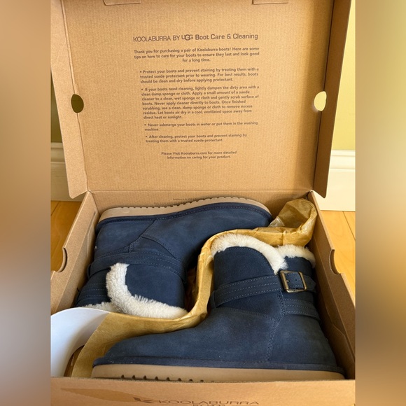 Koolaburra by UGG - Darlene Mini Navy Boots - Picture 2 of 6